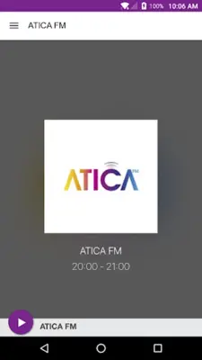 ATICA FM android App screenshot 1